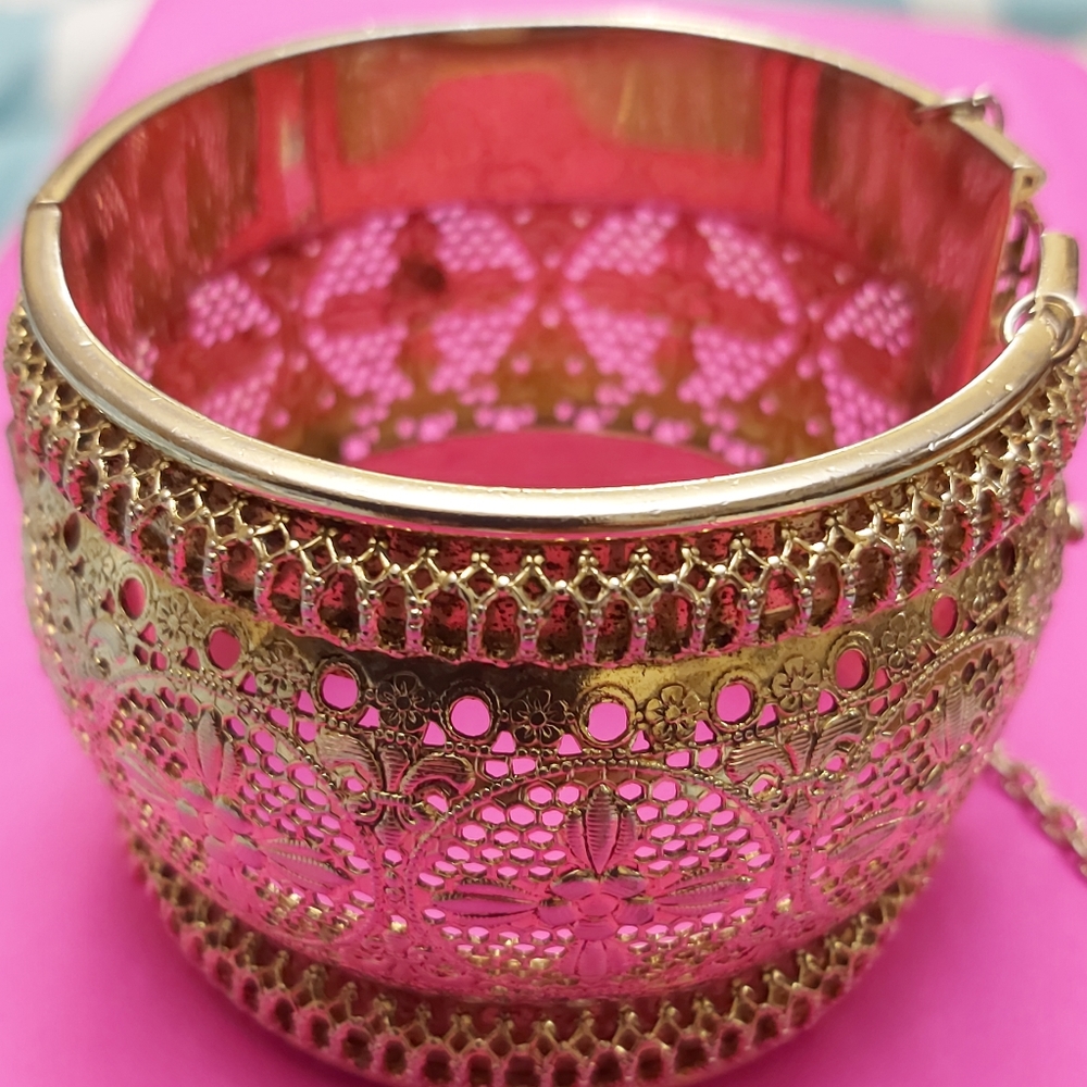 Whiting & Davis golden bracelet **VINTAGE & RARE